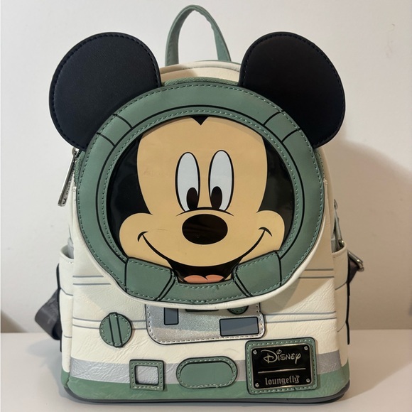 Loungefly Handbags - Loungefly Disney Mickey Mouse Spaceman Glow In The Dark Mini Backpack Astronaut
